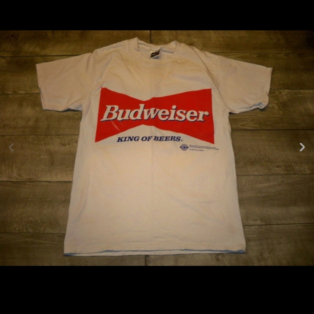Vintage Nascar T Shirt Bill Elliott Budweiser Mens